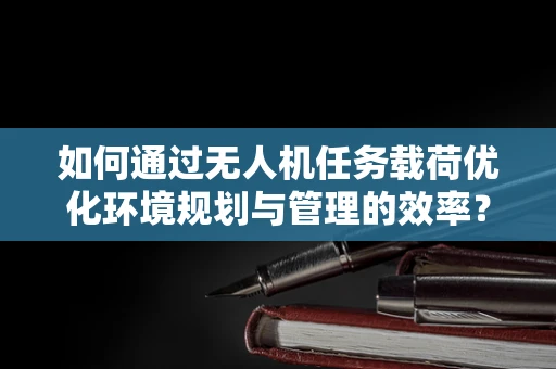 如何通过无人机任务载荷优化环境规划与管理的效率？