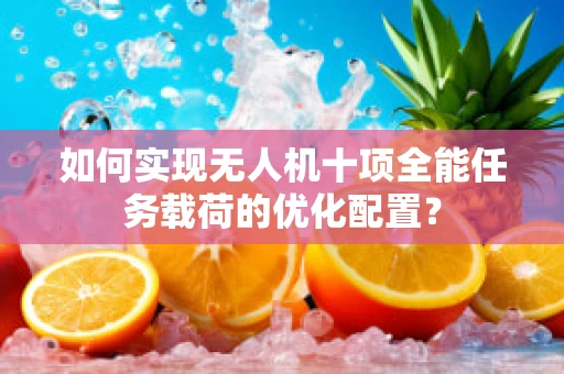 如何实现无人机十项全能任务载荷的优化配置？