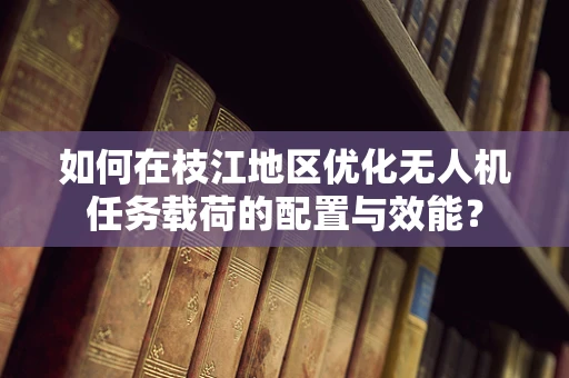 如何在枝江地区优化无人机任务载荷的配置与效能？